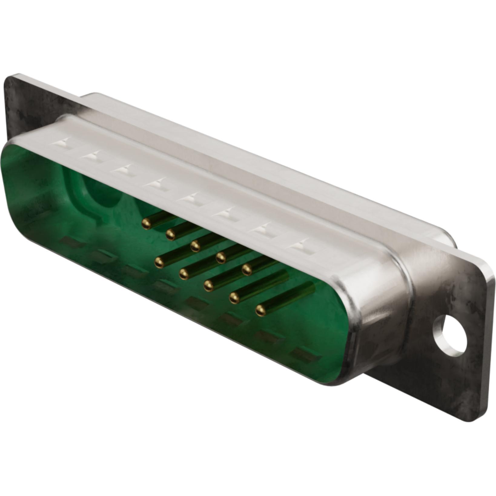 Molex-1727040013 Steckverbinder, D-Sub Conn D-Sub M 3Power/10Signal POS 2.84mm Solder Cup ST Panel Mount 13 Terminal 1 Port Carton