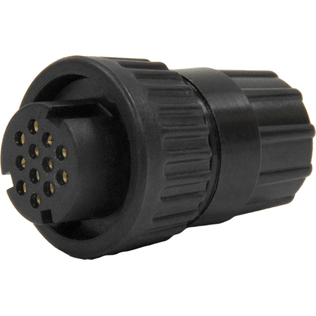 Conxall-W3282-12SG-318 Connecteur circulaire Conn Circular SKT 12 POS Solder Cup ST Cable Mount 12 Terminal 1 Port Bulk