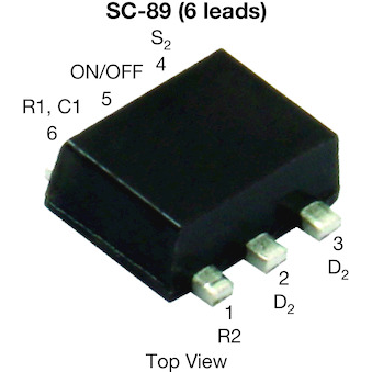 Vishay-SI1040X-T1-GE3 Leistungsschaltern Power Switch Hi Side 1-OUT 710mOhm 6-Pin SC-89 T/R