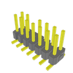 Conn Unshrouded Header HDR 14 POS 2.54mm Solder ST Top Entry SMD T/R