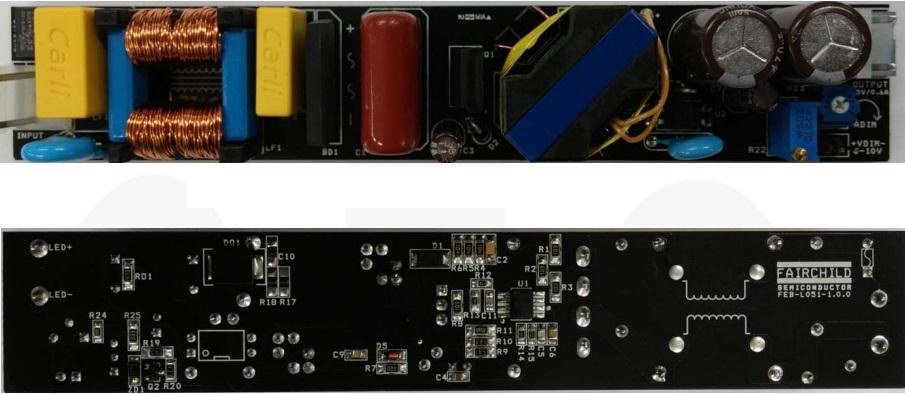 onsemi-FEBFL7733A_L51U030A Entwicklungssätze und Werkzeuge FL7733A LED Driver Evaluation Board