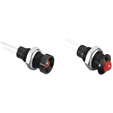 Bulgin Components PLC-DX1119/RD Panel Mount Indicators LED Panel Mount Indicator Uni-Color Red 2.5mcd 2-Pin Bulk