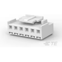 TE Connectivity-1744416-6 Custodia filo connettore dedicato Conn Housing RCP 6 POS 3.96mm Crimp ST Cable Mount Natural Bag