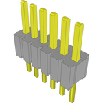 Conn Unshrouded Header HDR 6 POS 1.27mm Solder ST Top Entry Thru-Hole FLEX STACK Bulk