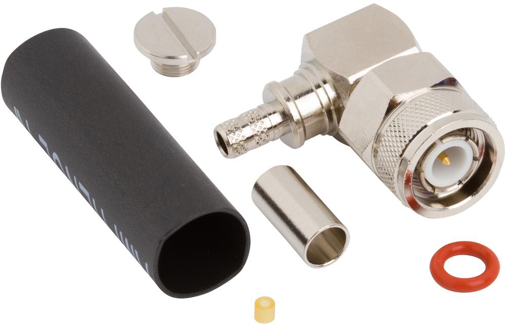 Amphenol RF-031-6501 Raccordement FR Conn TNC 0Hz to 6GHz 50Ohm Crimp RA Cable Mount PL Gold