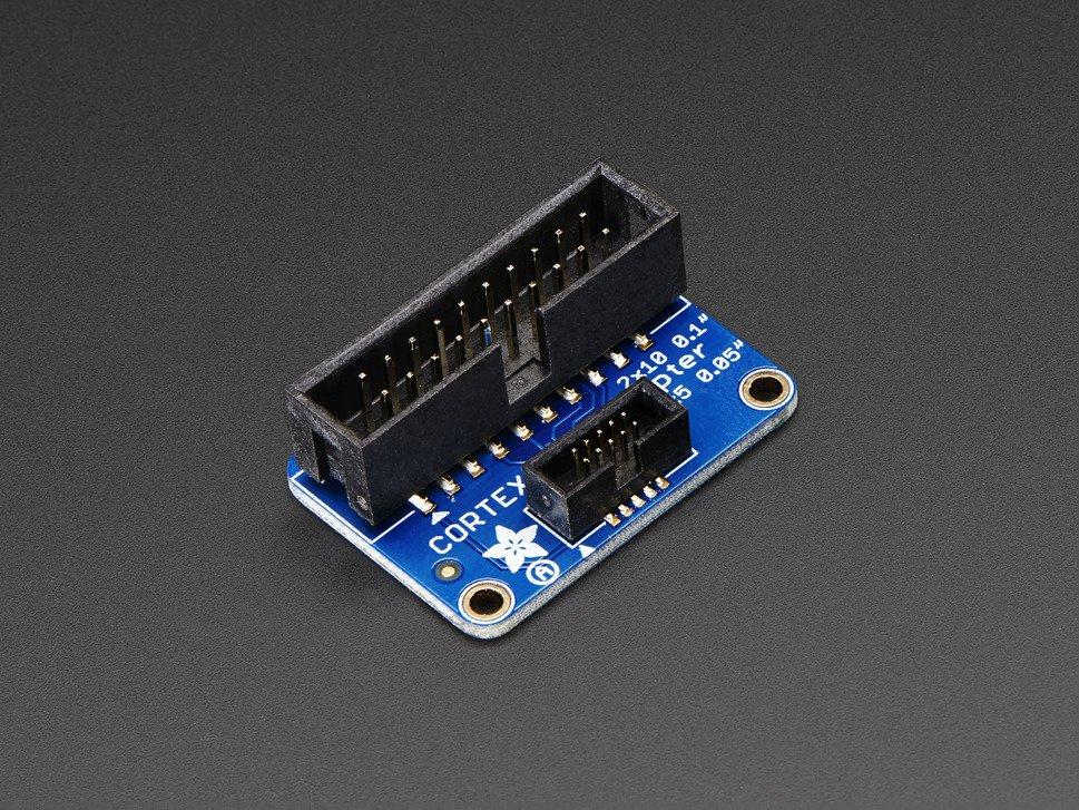 Adafruit Industries-2094 Herramientas y kits de desarrollo JTAG (2x10 2.54mm) to SWD (2x5 1.27mm) Cable Adapter Board