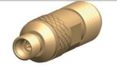 HUBER+SUHNER-29429-4T2 RF-Steckverbinder Conn SMPM-T-2.9mm Adapter 0Hz to 67GHz 50Ohm ST Panel Mount PL/RCP Gold Over Nickel
