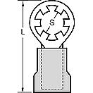 Molex-0190770009 Steckverbinderanschlüsse Ring Tongue Terminal 18-22AWG Steel Red 23.62mm Electro Tin Avikrimp™ Bag