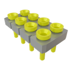 Conn Socket Strip SKT 8 POS 2.54mm Solder ST Top Entry Thru-Hole Bulk