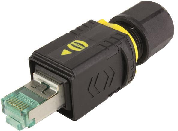 HARTING-09451451521XL Steckverbinder, Telefon und Telekommunikation Conn RJ-45 PL 8 POS Piercing ST Cable Mount 8 Terminal 1 Port Cat 6a