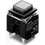 Omron-A3AA-91L1-00ER Druckknopfschalter Switch Push Button N.O. SPST Square Button 4A 250VAC 30VDC Alternate Contact PC Pins Panel Mount/Through Hole