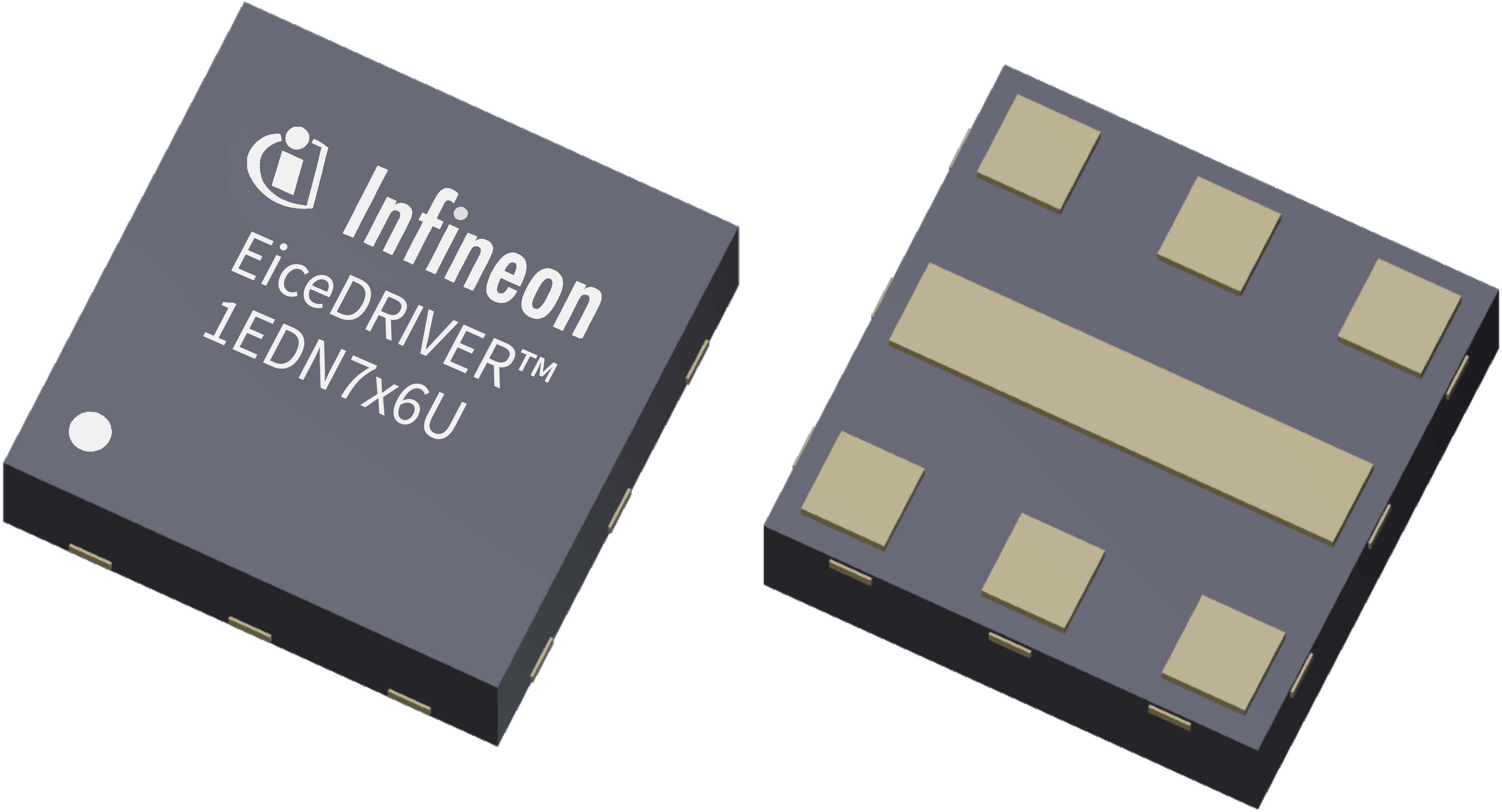 Infineon Technologies AG-1EDN7146UXTSA1 Pilotes de porte et de puissance Driver 0.5A 2-OUT High Side/Low Side Half Brdg T/R