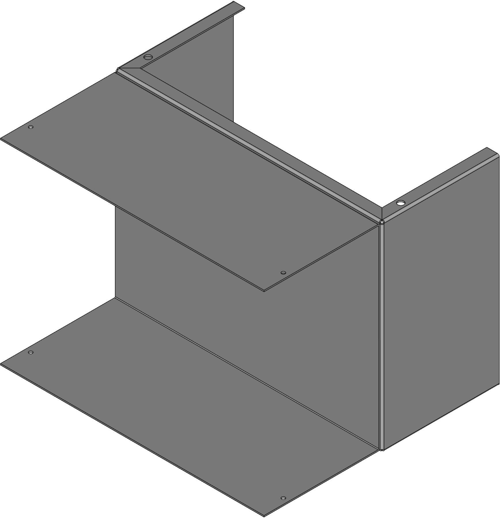 Hammond Manufacturing-1411RU Kästen, Gehäuse und Gestelle Natural Aluminum Wall Mount Utility Enclosure