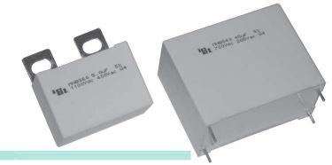 Nichicon-MHBS505350KRSD Kondensator, Kunststofffilm Cap Film 35uF 900V PP 10%( 57.5 X 35 X 50mm) Plastic Rectangular Can 52.5mm 0.0036 Ohm 85°C T/R