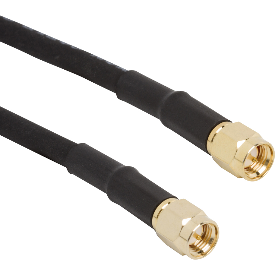 Amphenol RF-135101-04-48.00 Cable Assembly Coaxial Cable Assembly RG58 1.219m SMA to SMA PL-PL Bag