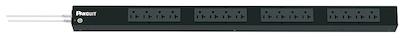 Panduit-P16B04M Unidad de distribución de alimentación PDU Basic 120V to 240V 16A Vertical Rackmount
