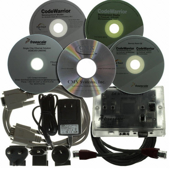 NXP Semiconductors-DEMO9S12NE64E Sistema integrato, schede e kit di sviluppo MC9S12NE64 Microcontroller Demonstration Kit 25MHz CPU 64KB Flash