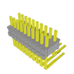 Conn Unshrouded Header HDR 20 POS 1.27mm Solder RA Side Entry Thru-Hole Tube