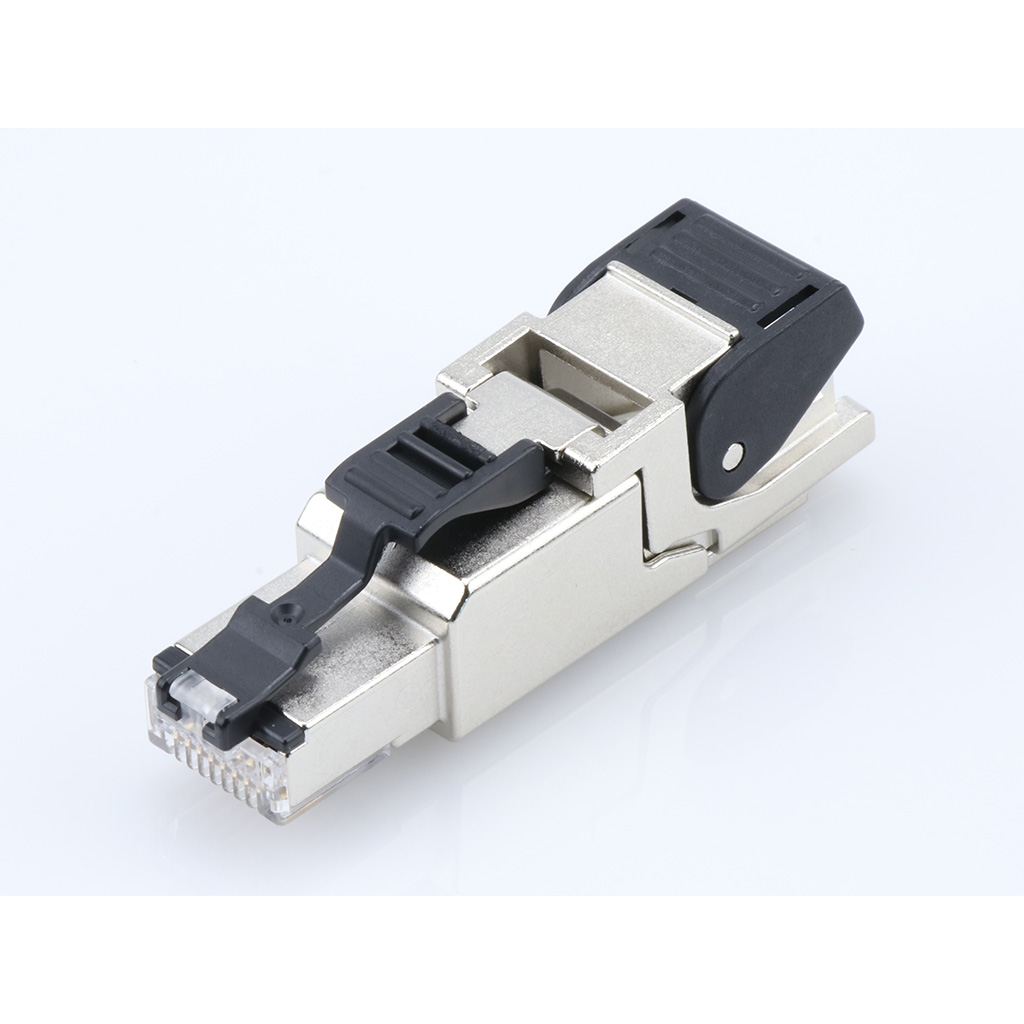 Molex-1300478008 Connector Telephone and Telecom Conn RJ-45 PL 8 POS IDT ST Cable Mount 8 Terminal 1 Port Cat 6a
