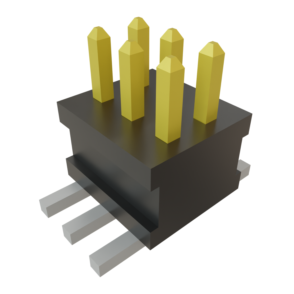Samtec-FTSH-103-02-L-DV-TR Steckverbinderleisten und Leiterplattenbuchsen Conn Unshrouded Header HDR 6 POS 1.27mm Solder ST Top Entry SMD TIGER CLAW™ T/R