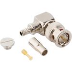 Conn BNC 0Hz to 18GHz 75Ohm Crimp RA Cable Mount PL Gold Bag