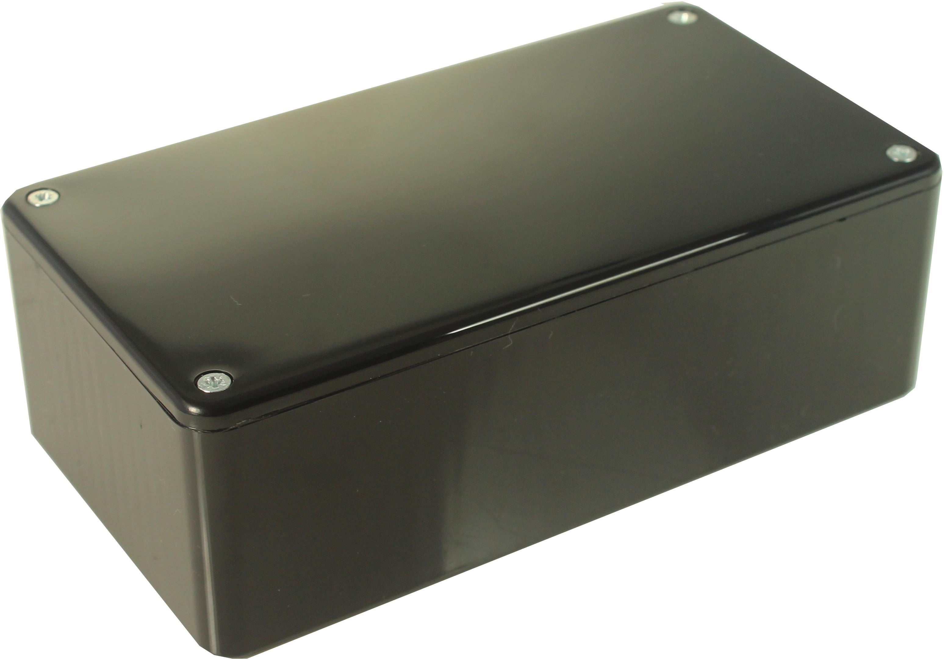 CamdenBoss Ltd-BIM2005/15-BLK/BLK Kästen, Gehäuse und Gestelle Black Acrylonitrile Butadiene Styrene Wall Mount Universal Enclosure