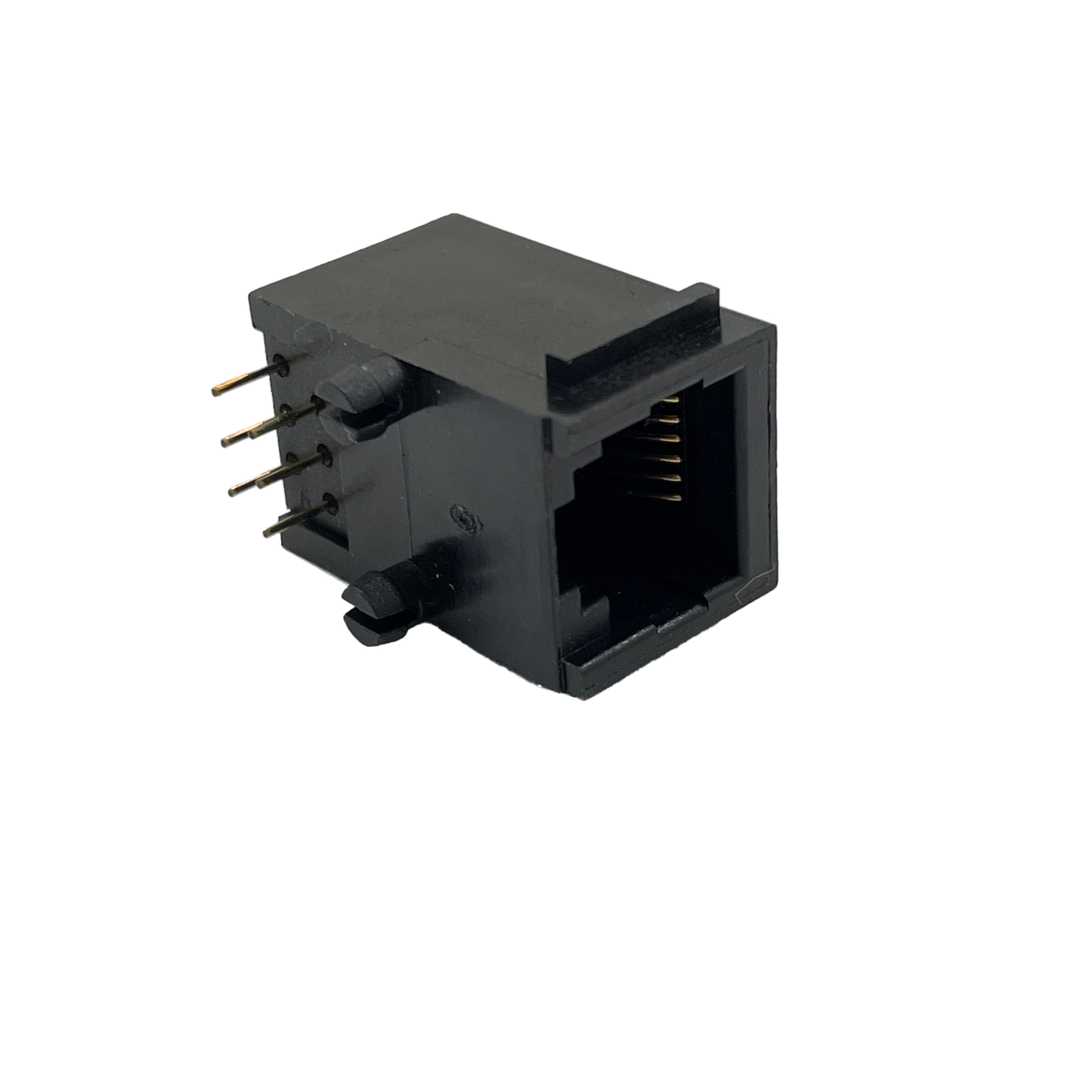 ADAM TECH-MTJ-66GX1 Raccordement téléphone et télécom Conn Modular Jack F 6 POS 1.27mm Solder RA Thru-Hole 6 Terminal 1 Port Cat 5/Cat 5e