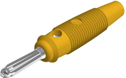 SKS Kontakttechnik-BUELA 20 K YELLOW Equipo de prueba electrónico del conector BUELA 20 K YELLOW Test Clips, Leads & Probes - End Connector Banana Plug 1 POS Screw ST Cable Mount 1 Port - Arrow.com