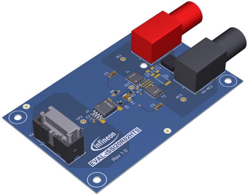 Infineon Technologies AG-EVALISSI20R02HTSTOBO1 Entwicklungssätze und Werkzeuge ISC035N10NM5LF/iSSI20R02H Digital Isolator/MOSFET Evaluation Board