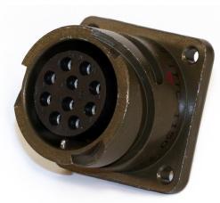 ITT Corporation-CB6N10SL3SS Steckverbinder, rund Conn Circular SKT 3 POS Solder Cup ST Cable Mount 3 Terminal 1 Port