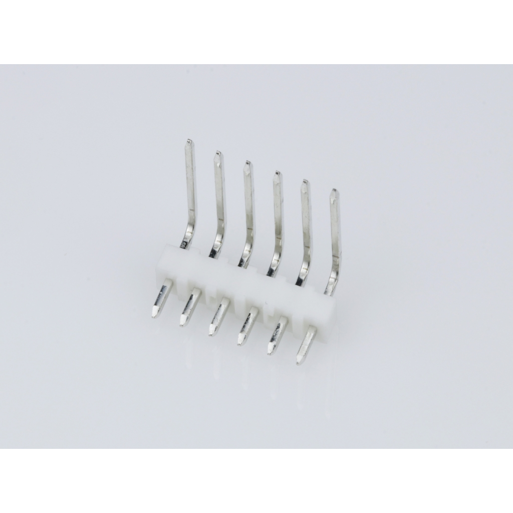 Molex-22-05-2061 Connector Headers and PCB Receptacles Conn Unshrouded Header HDR 6 POS 2.54mm Solder RA Side Entry Thru-Hole KK Bag