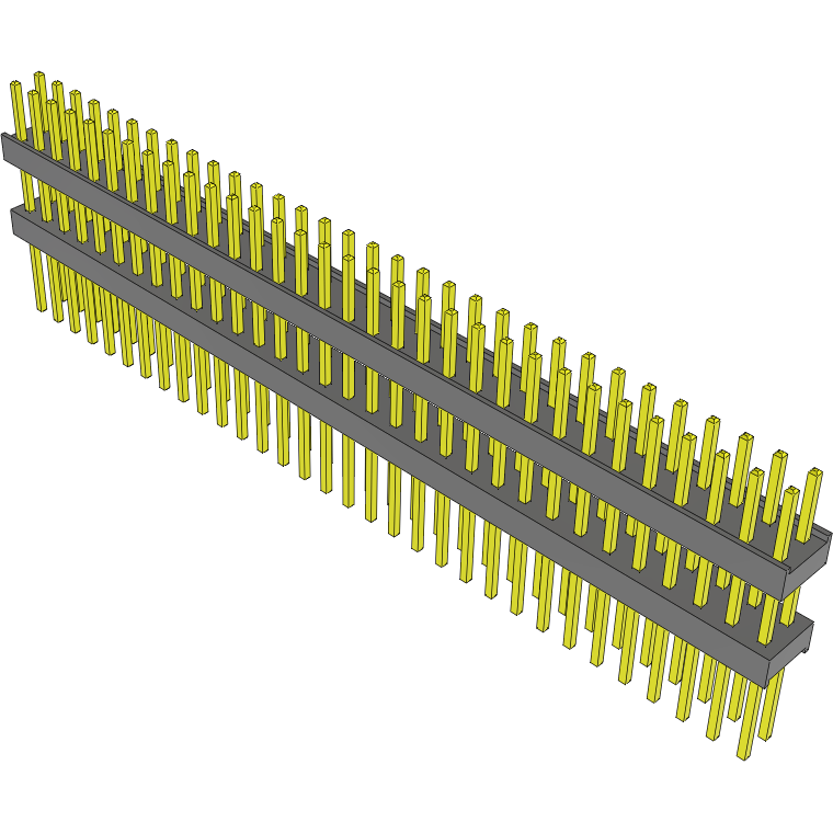 Samtec-EW-32-11-G-D-400 Connector Headers and PCB Receptacles Conn Board Stacker HDR 64 POS 2.54mm Solder ST Top Entry Thru-Hole Bulk