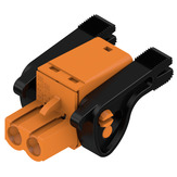 Weidmuller-1014370000 Steckverbinder, Klemmenblöcke Conn Plug-in Terminal Block F 2 POS 5.08mm Push-In Spring ST Cable Mount 18.5A Box