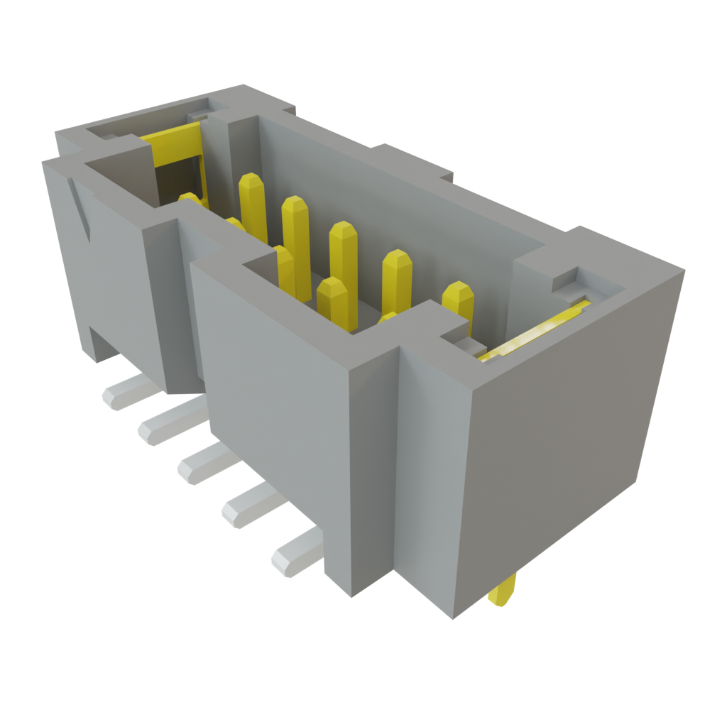 Samtec-T2M-105-01-L-D-SM-WT Connector Headers and PCB Receptacles Conn Shrouded Header HDR 10 POS 2mm Solder ST SMD Tube