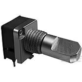 TE Connectivity-DP09H3015B20F Mechanische Encoder Mechanical Encoder Rotary Incremental Flat Right Angle Quadrature Digital Square Wave 15PPR Through Hole PC Pin