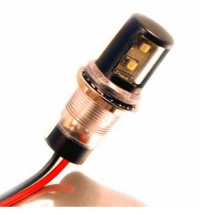 Dialight-657-3009-213F Panel Mount Indicators LED Panel Mount Indicator Bi-Level Uni-Color White 2000mcd 2-Pin