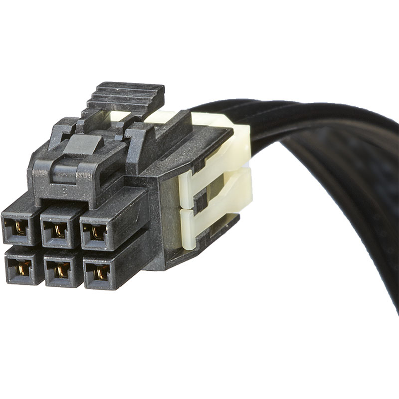 Molex-451300610 Andere Kabelbaugruppen Cable Assembly UL 1061 1m 20AWG Wire to Board to Wire to Board 6 to 6 POS F-F Crimp-Crimp Nano-Fit Bag