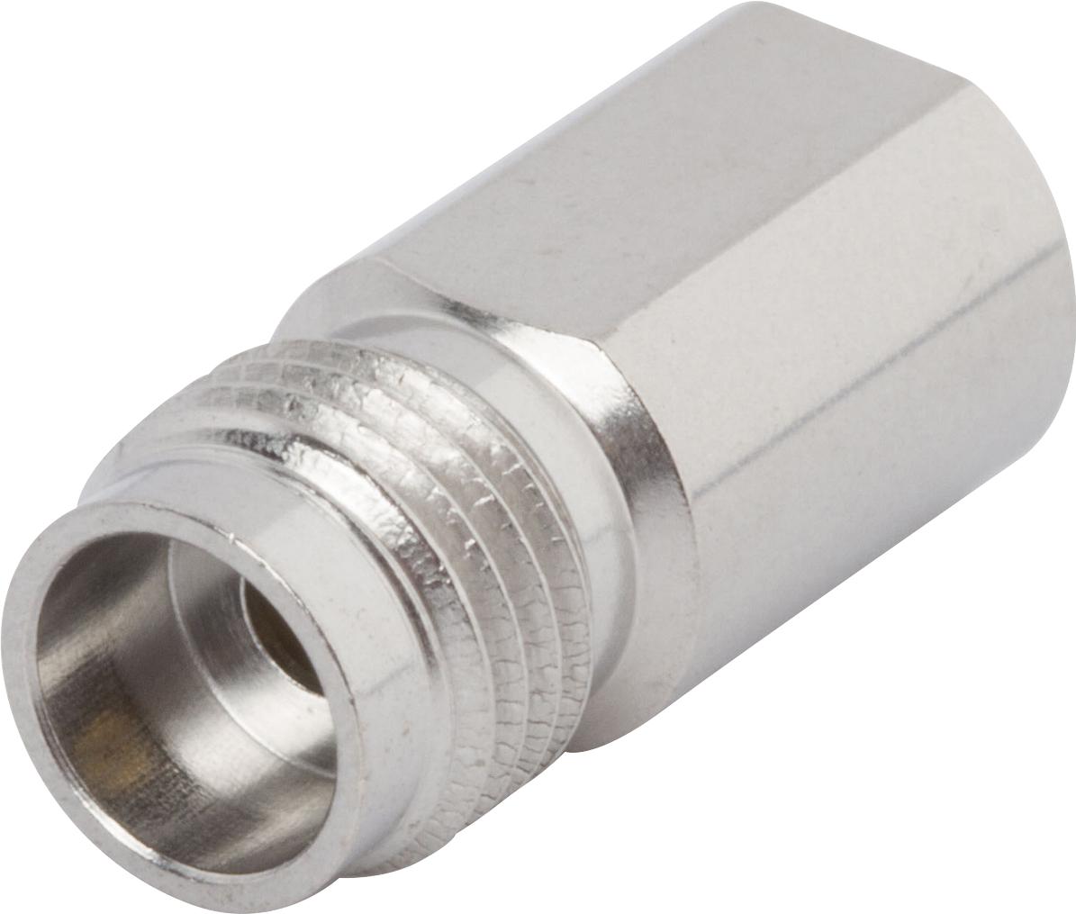 Amphenol SV Microwave-SF1621-60014 Connettore RF Conn 2.4mm 0Hz to 50GHz 50Ohm Solder ST Cable Mount F Gold Over Nickel Tray