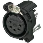 Conn XLR Connector F 5 POS Solder ST Thru-Hole 5 Terminal 1 Port