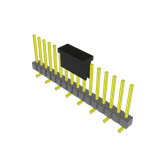 Conn Unshrouded Header HDR 16 POS 2.54mm Solder ST Top Entry SMD T/R