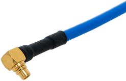 HUBER+SUHNER-16_MMCX-50-2-13/111_OH RF-Steckverbinder Conn MMCX 0Hz to 6GHz 50Ohm Solder RA Cable Mount PL Gold Over Nickel Phosphorus/Gold Bulk