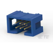 TE Connectivity-2-1761603-1 Piastre connettori e prese PCB Conn Shrouded Header (4 Sides) HDR 6 POS 2.54mm Solder ST Top Entry Thru-Hole Package