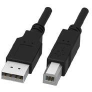 ADAM TECH-CA-USB-AM-BM-10FT USB Kabelbaugruppen Cable Assembly USB 3.048m USB 2.0 Type A to USB 2.0 Type B 4 to 4 POS PL-PL