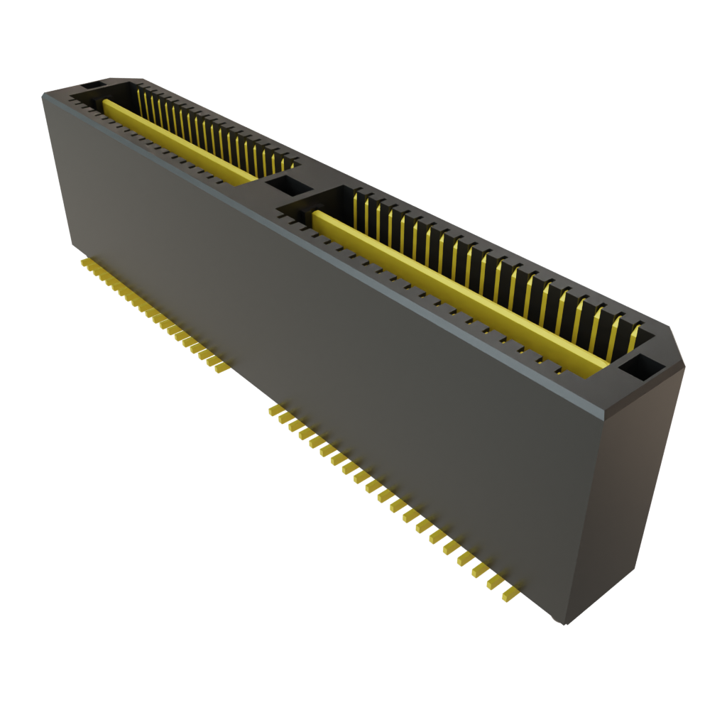 Samtec-QTE-040-03-H-D-A Steckverbinderleisten und Leiterplattenbuchsen Conn High Speed Micro Plane HDR 80 POS 0.8mm Solder ST Top Entry SMD Tray