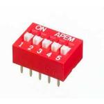 Through board standard profile dual in line switches