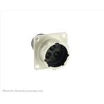 Conn Circular PIN 3 POS Crimp ST Flange Mount 3 Terminal 1 Port