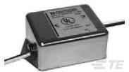 TE Connectivity-2-6609092-3 Filtri di alimentazione Power Line Filter 50Hz/60Hz 3.9A 280VAC Wire Lead Flange Mount