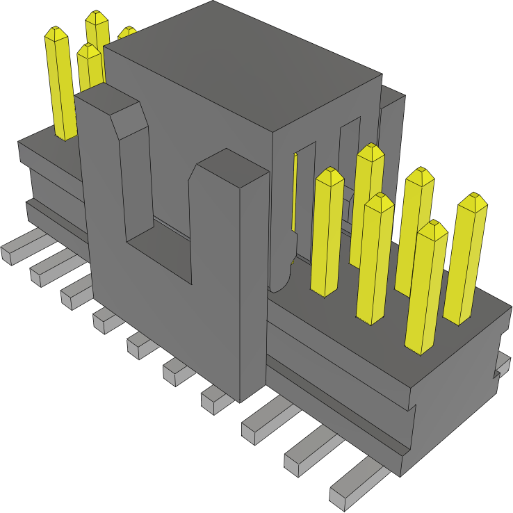 Samtec-FTSH-110-01-L-DV-K-A-P-FR Piastre connettori e prese PCB Conn Unshrouded Header HDR 20 POS 1.27mm Solder ST Top Entry SMD TIGER CLAW™ T/R