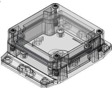 Serpac Electronic Enclosures-RBF33P06C08C Clear Polycarbonate Flange Mount Plastic Box Enclosure with Flanged Base <h4><strong>CALIFORNIA PROPOSITION</strong> ⚠️<strong>65 WARNING</strong>⚠️</h4>