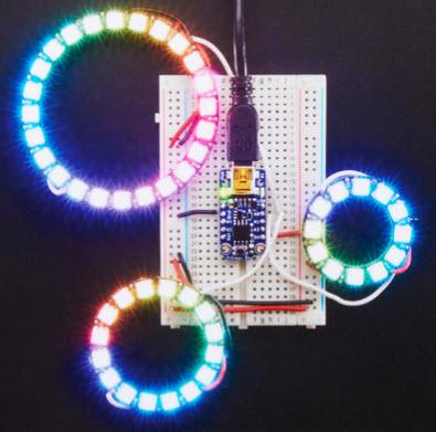 Adafruit Industries-2289 Sistema integrato, schede e kit di sviluppo ATTINY85 Microcontroller Development Kit 8MHz/16MHz CPU 512B RAM 512B/8KB EEPROM/Flash